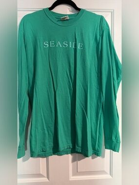 Seaside Women's Long-Sleeve Tee - Teal Green